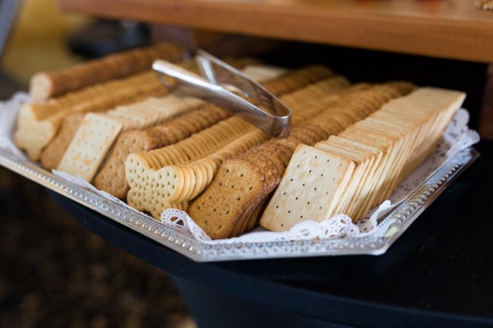International Cheese Selection with crackers and fruit - Chesapeake Inn Bridal Tasting