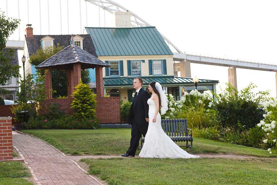Drew and Nicole at Pell Gardens and the Chesapeake Inn
