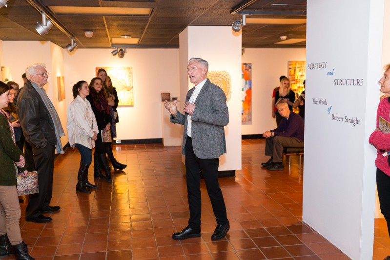 Gallery Talk by Robert Straight in the Old College Gallery at the University of Delaware