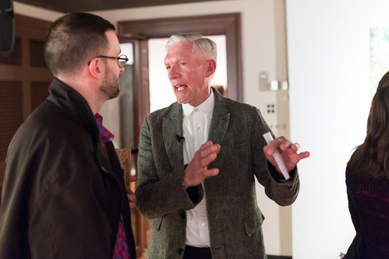 Gallery Talk by Robert Straight in the Old College Gallery at the University of Delaware Gallery Talk by Robert Straight in the Old College Gallery at the University of Delaware
