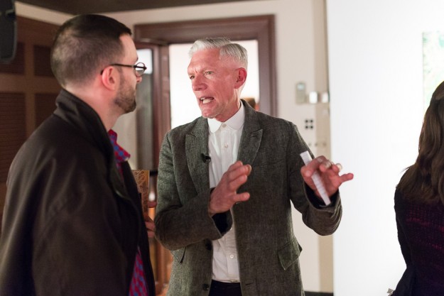 Gallery Talk by Robert Straight in the Old College Gallery at the University of Delaware