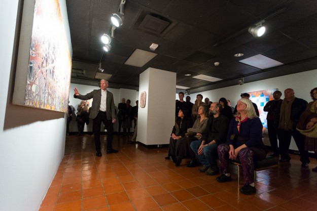 Gallery Talk by Robert Straight in the Old College Gallery at the University of Delaware