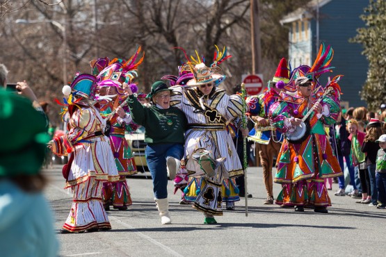 02 Mummers Band at Chesapeake City St. Patrick's Day Parade 2014