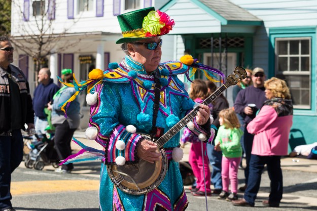 03 Mummers Band at Chesapeake City St. Patrick's Day Parade 2014