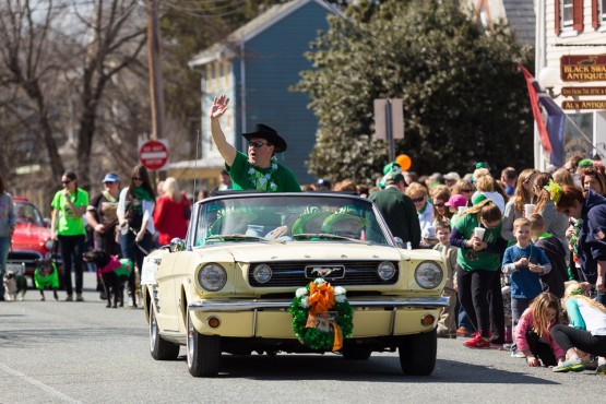 04 Wernie Wiesengger at Chesapeake City St. Patrick's Day Parade 2014
