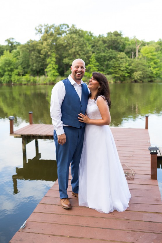 Bride and groom at Annapolis Waterfront Wedding