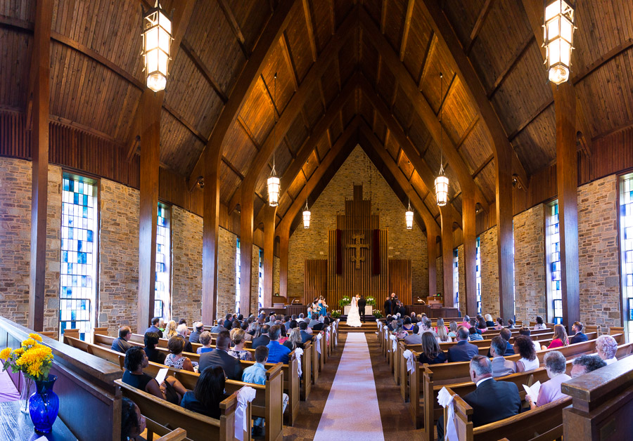 Wedding Ceremony at Haebler Memorial Chapel