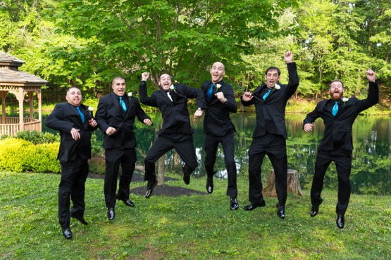 Photos by the pond and gazebo at the Padonia Park Club