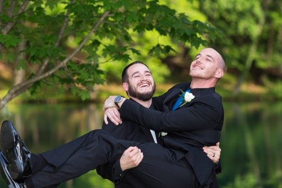 Photos by the pond and gazebo at the Padonia Park Club