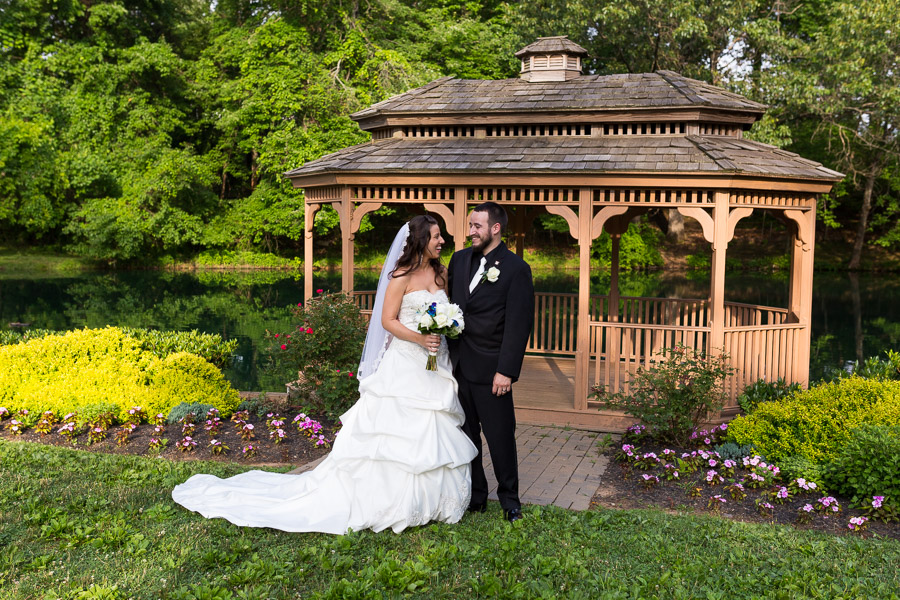 Photos by the pond and gazebo at the Padonia Park Club
