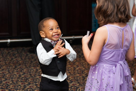 Kids dancing at the wedding