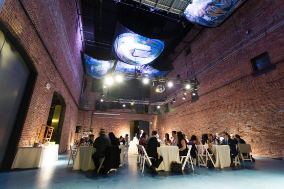 Wedding reception at the American Visionary Museum in Baltimore