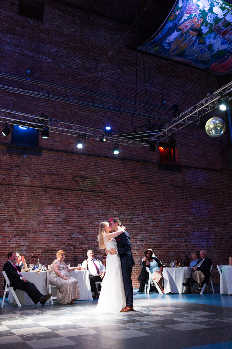 Wedding reception at the American Visionary Museum in Baltimore