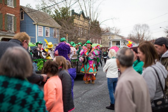 The Duffy String Jam Band at the parade