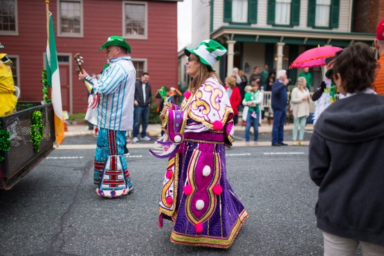 The Duffy String Jam Band at the parade