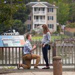 Surprise proposal on George Street in Chesapeake City