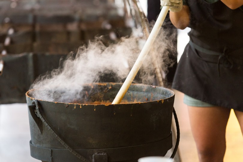 Cast Iron Pot of Chilli at Smokey Glen Farm Wedding